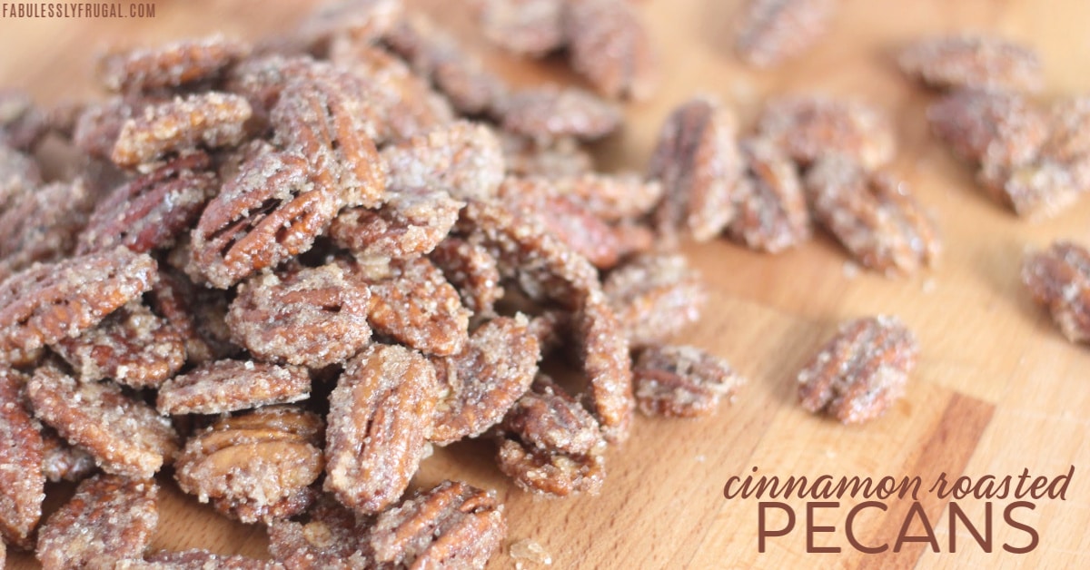 Make Ahead Cinnamon Roasted Pecans: Less Sugar & Versatile Uses